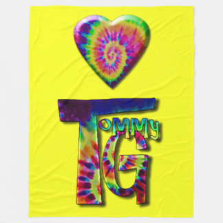 Warm up with Tommy! Fleece Blanket