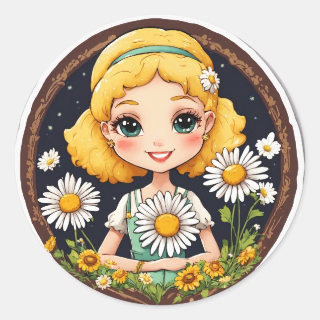 Warm Welcome! Classic Round Sticker (Front)