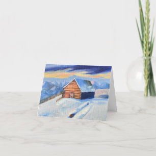 Warm winter card