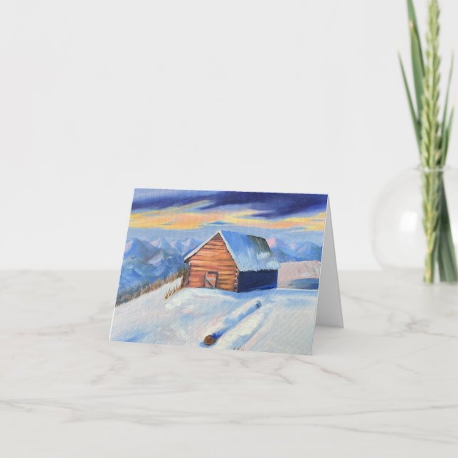 Warm winter  card (Front)