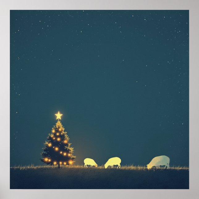 warm winter christmas poster (Front)