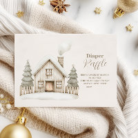 Warm Winter Cottage Diapper Raffle
