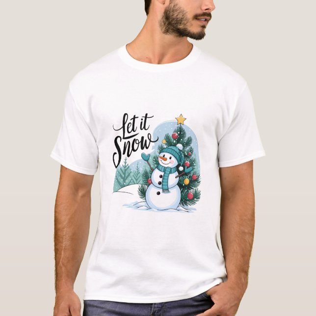 Warm winter cozy designs for festive times T-Shirt (Front)