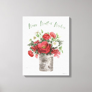 Warm Winter Wishes Canvas Print