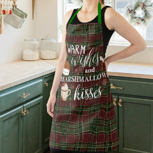 Warm Wishes and Marshmallow Kisses, Check Apron