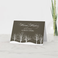 Warm Wishes Business/Corporate Holiday Card