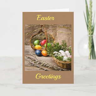 WARM WISHES FOR A VERY HAPPY EASTER HOLIDAY CARD