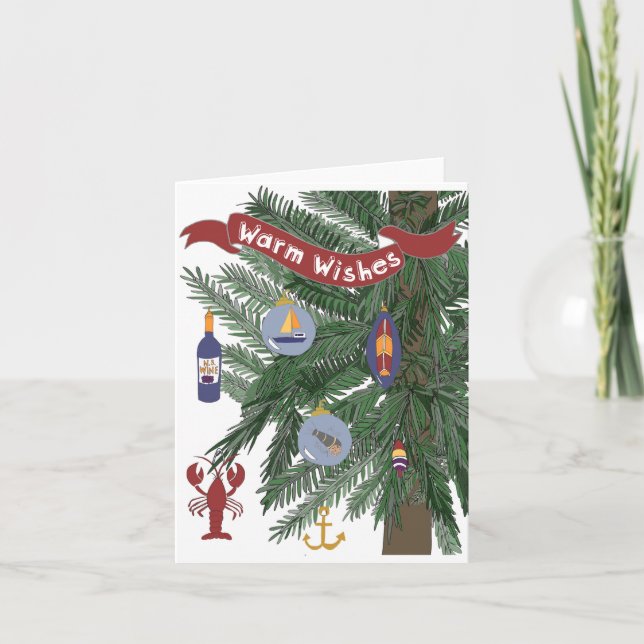 Warm Wishes for the East Coast!  Holiday Card (Front)