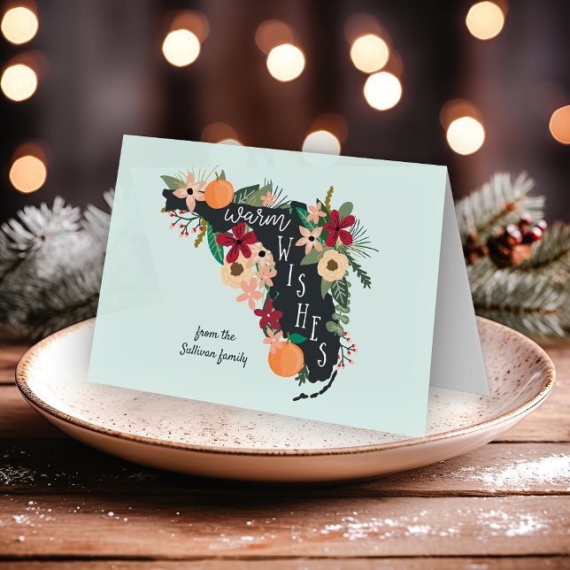 Warm Wishes From Florida Holiday Card (Creator Uploaded)