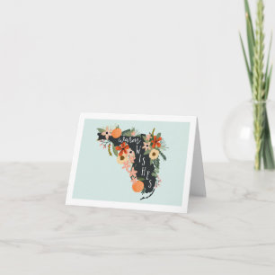 Warm Wishes From Florida Note Card Mint