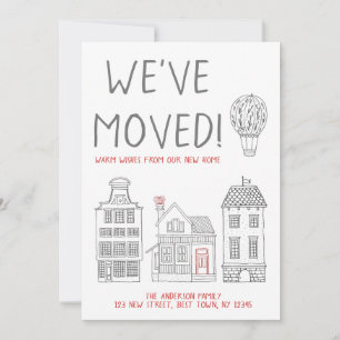 Warm Wishes from Our New Home We've Moved Announcement