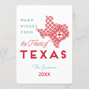 Warm Wishes from the Heart of Texas Invitation