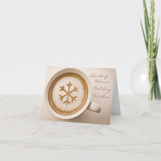 Warm Wishes Holiday Card (Front)