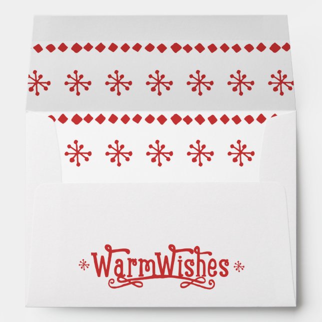 Warm Wishes | Holiday Envelope (Back (Bottom))