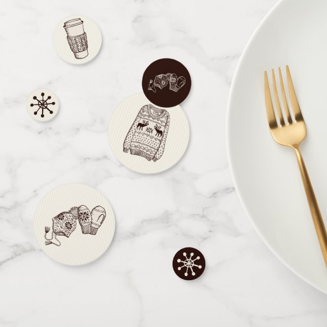 Warm Wishes Holiday Essentials Table Confetti (Group)