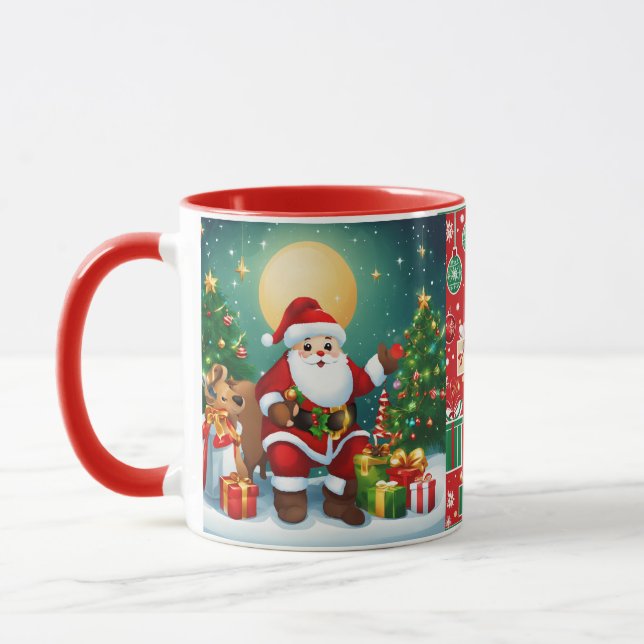 "Warm Wishes in Every Sip" Mug (Left)