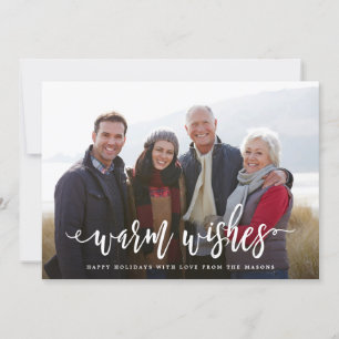 Warm Wishes Photo Holiday