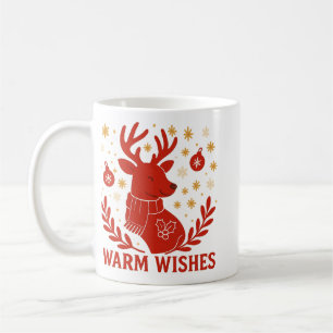 Warm wishes reindeer mug 