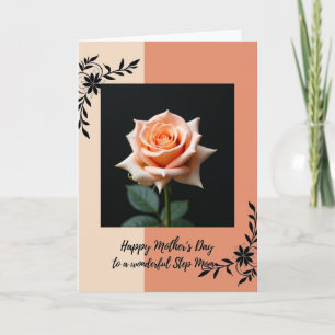 Warm Wishes Rose Mothers Card