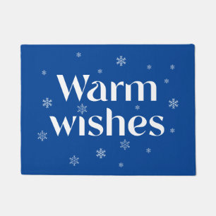 Warm Wishes Winter  Doormat
