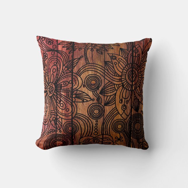 Warm Wood Cushion (Front)