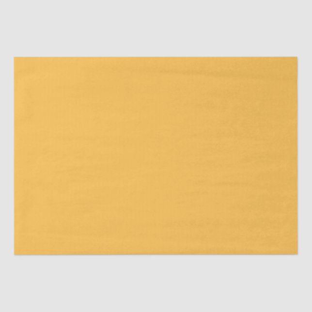 Warm Yellow, Elegant All-Occasion Solid Colour Tissue Paper (Front)