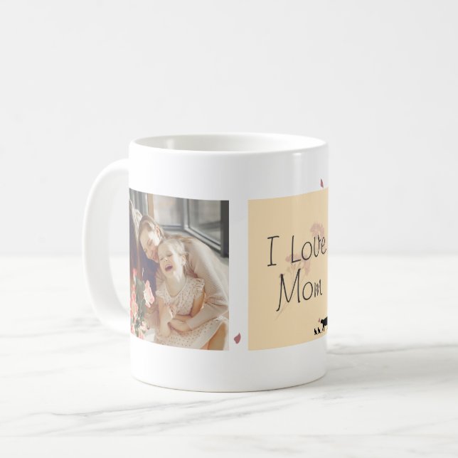 Warm Yellow&Photo Mother's Day Coffee Mug (Front Left)