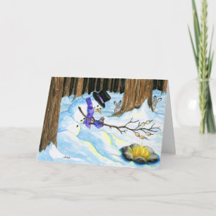 Warmest of Wishes Snowman Smores Card