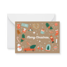 Warmest Wishes A Christmas Card Overflowing