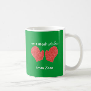 "Warmest Wishes" Christmas gift mug