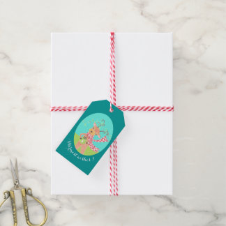 Warmest wishes - Christmas reindeer gift tags