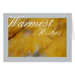 Warmest Wishes Greeting Card