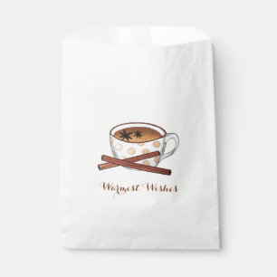 Warmest Wishes Masala Chai Indian Spiced Tea Cup Favour Bags