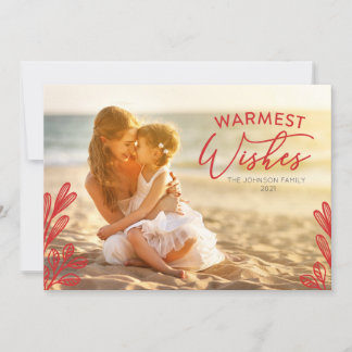Warmest wishes Photo Card
