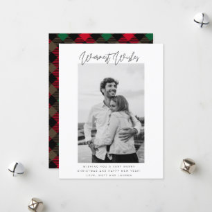 Warmest Wishes Photo Christmas Holiday Card