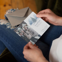 Warmest Wishes Snow Covered Evergreen Tree