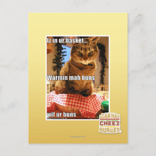 Warmin mah buns postcard