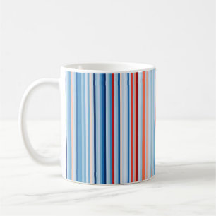 Warming Stripes 1901-2020 -- United States Coffee Mug