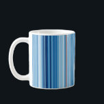 Warming Stripes Mug<br><div class="desc">Warming Stripes mugs are designed to be conversation starters about climate change. Explain to your friends, colleagues, students, and family members what the stripes represent, and talk with them about climate change. *This product is not labelled (for aesthetic reasons), so remember to note down which location the stripes are for...</div>