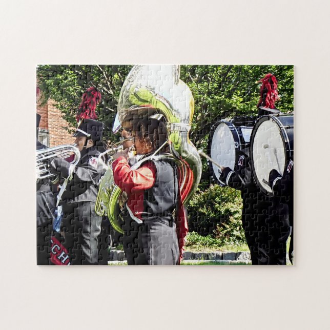 Warming Up Before Parade Jigsaw Puzzle (Horizontal)