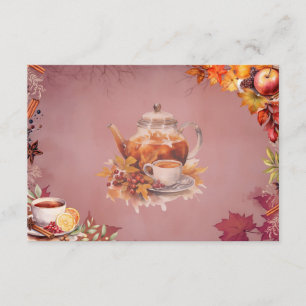 Warming Wassail Blank Recipe Card