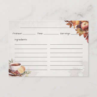 Warming WassailBasic Recipe Card
