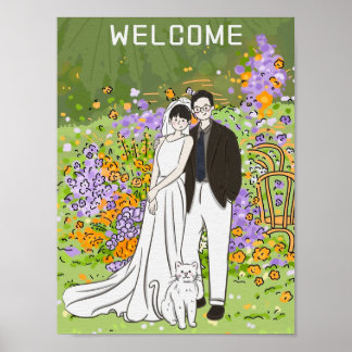 Warmth and Happiness for Weddings Poster
