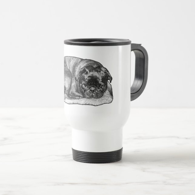 Warmth During the Pause Travel Mug (Front Right)