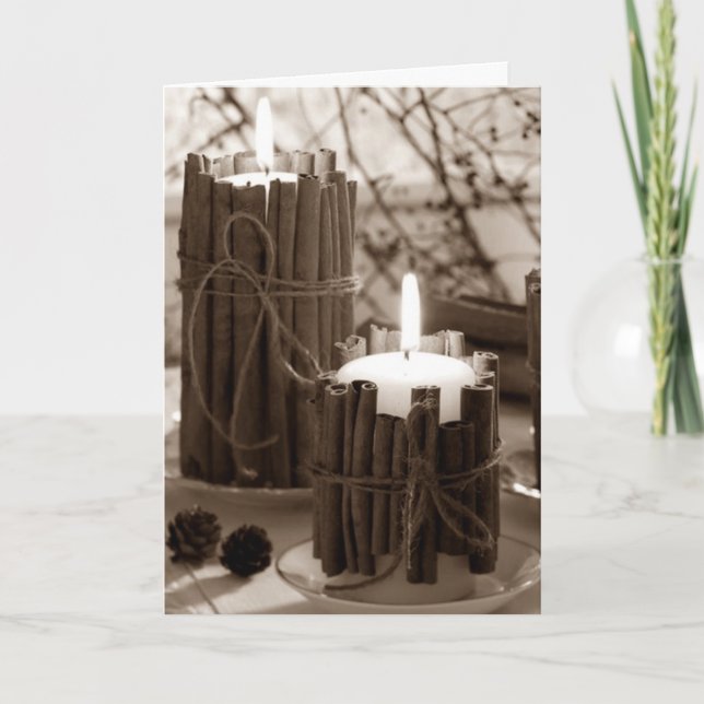 WARMTH, JOY, LOVE AT CHRISTMAS HOLIDAY CARD (Front)