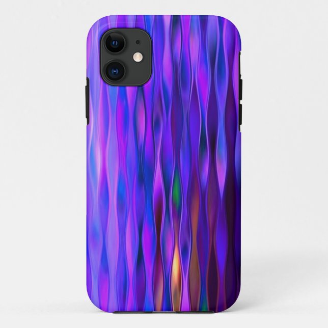 Warmth Within Cool Blue Waters Abstract Design Case-Mate iPhone Case (Back)