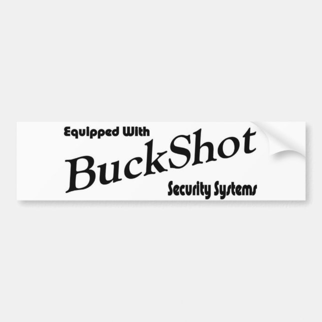 Warn Car Thieves Bumper Sticker (Front)