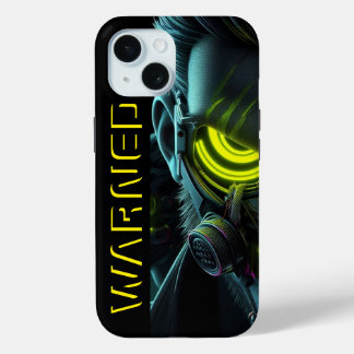 Warned in Neon: Bold  Trendy Phone Case/iPhone 15  iPhone 15 Case