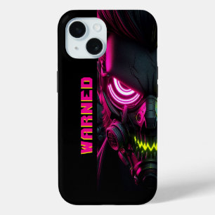 Warned in Neon: Bold Trendy Phone Case/iPhone 15 iPhone 15 Case