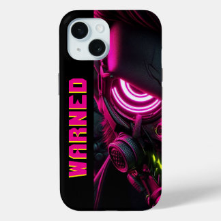 Warned in Neon: Bold  Trendy Phone Case/iPhone 15  iPhone 15 Case